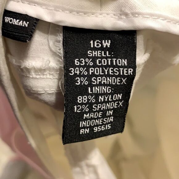 Rafaella ergo fit 16 W white pants - Picture 5 of 6